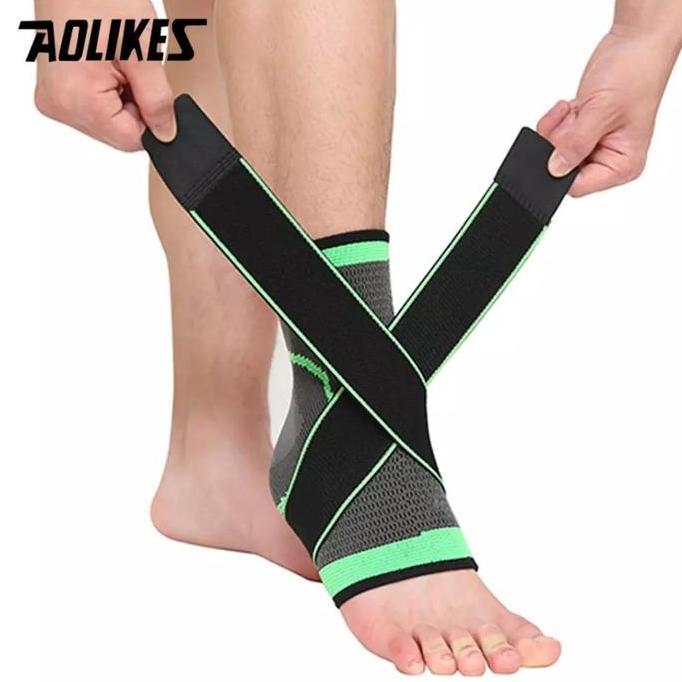 Pelindung Engkel Kaki Aolikes 7529 Deker Dukungan Ankle Kaki Elastis (TERBAIK) (TERBARU) (TERMURAH)