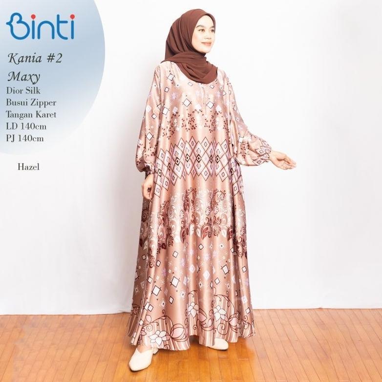 Gamis Jumbo LD 145 Matt Chanel Silk KANIA Maxi by Binti Terbatas