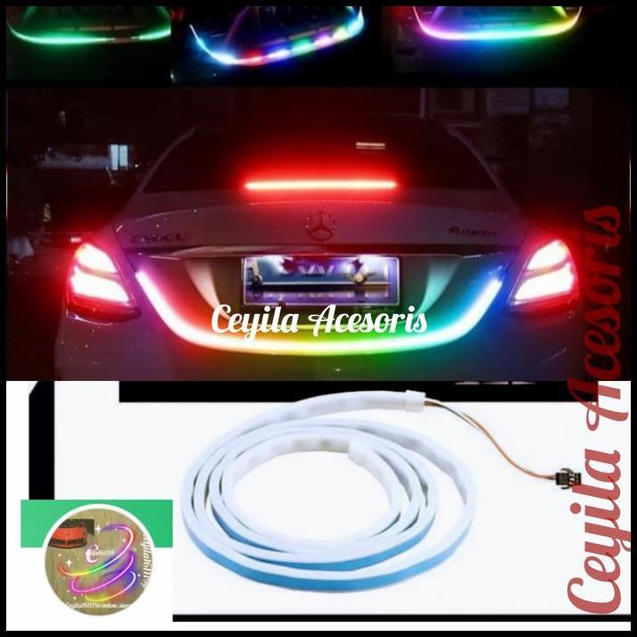 TERMURAH LAMPU STRIP LED PELANGI BAGASI BELAKANG MOBIL APV/APV ARENA 