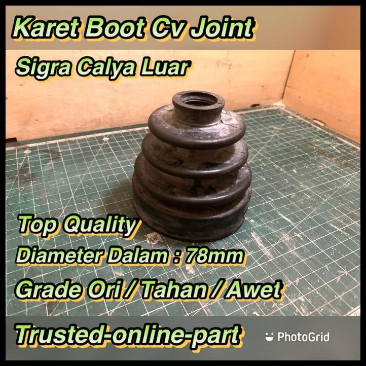 TERLARIS KARET ABU BOOT CV JOIN SIGRA CALYA LUAR GRADE ORI 