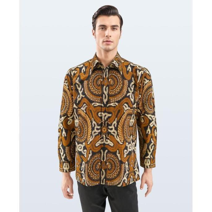Sale Danar Hadi - Kemeja Batik Pa Kepet Sakembaran - 5Kesk.78.0225 - Hitam