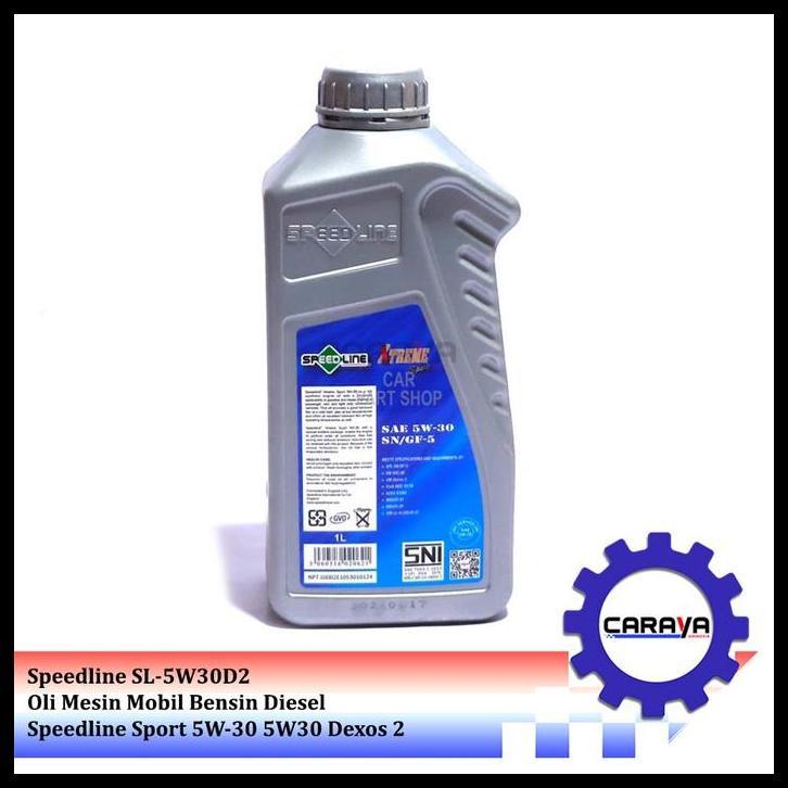 TERMURAH OLI MESIN MOBIL BENSIN DIESEL SPEEDLINE SPORT 5W-30 5W30 DEXOS 2