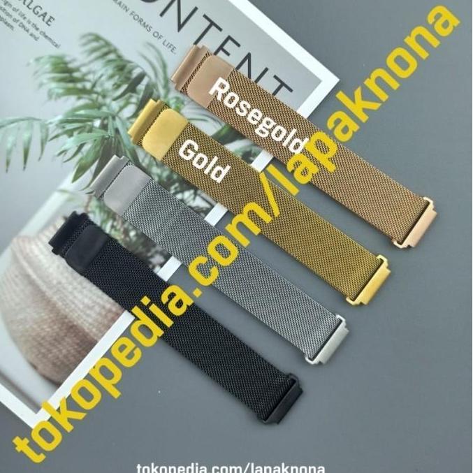 22mm Milanese Strap Fossil Gen 5 Julianna Garlett Carlyle HR Stainless