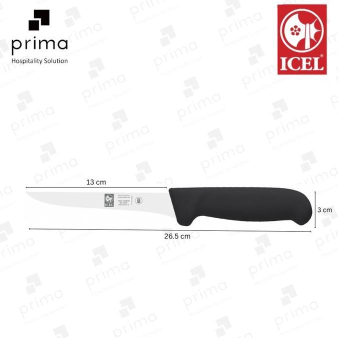 Boning Knife Curved Edge 13 cm | Pisau Pemisah Daging & Tulang - ICEL (TERBAIK) (TERBARU) (TERMURAH)