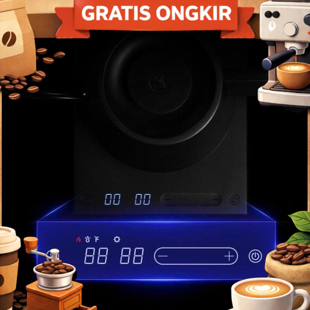 Timemore Fish Smart Pro Electric Coffee Kettle 900Ml Teko Kopi Listrik