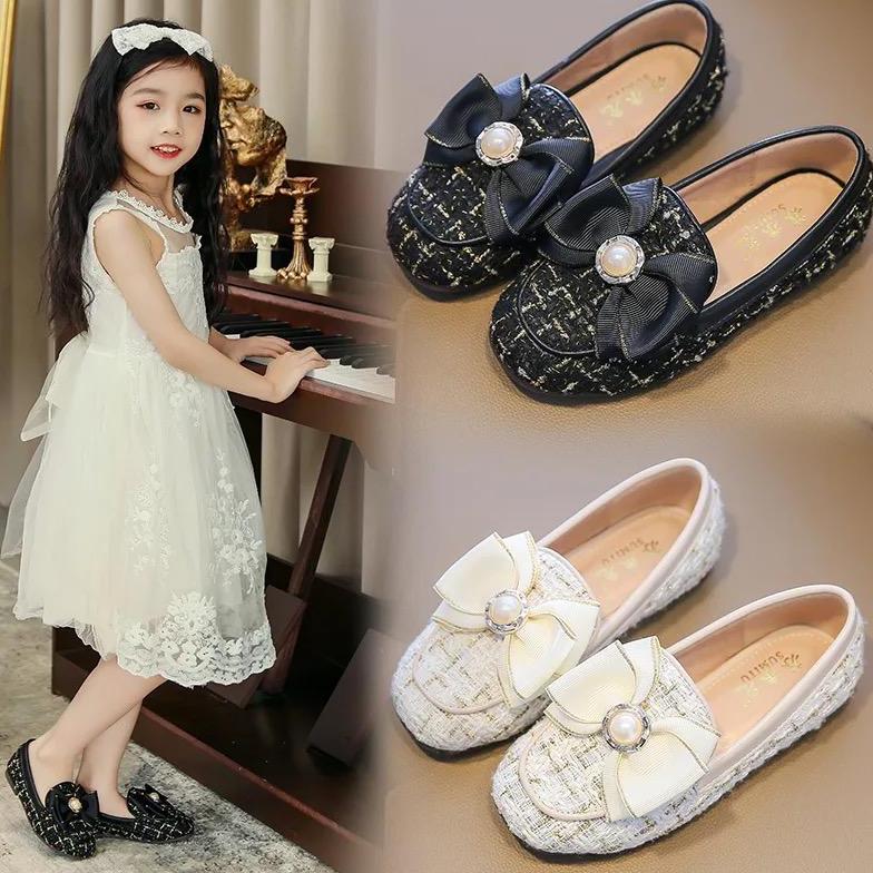 STOK TIPIS Sepatu anak perempuan Motif PITA MUTIARA / Sepatu anak2 perempuan umur 2-10 th Sepatu Ana