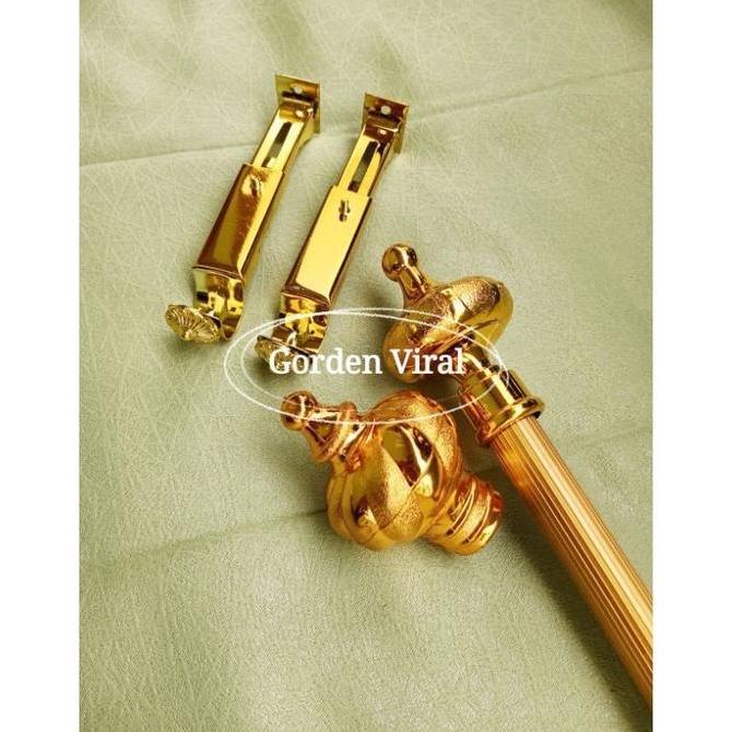 Promo Rel Gorden Rollet Batangan Rel Garis Gorden Tiang Gorden Cod