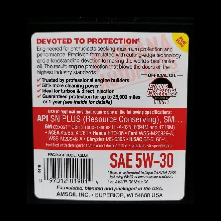 BEST DEAL OLI AMSOIL SIGNATURE SERIES 0W-20, 5W-30, 5W-50 ORIGINAL !