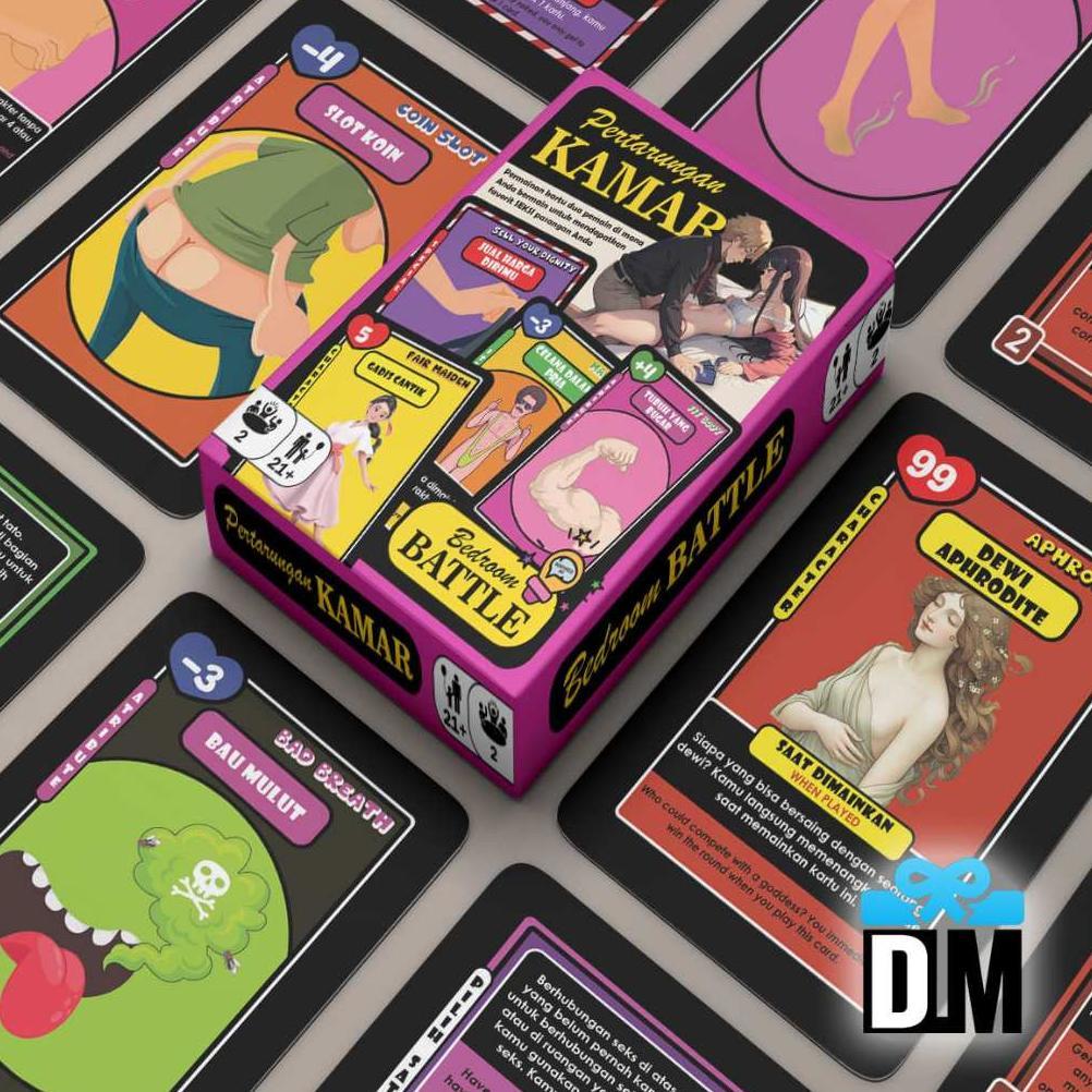 Kartu Pertarungan Kamar Mainan Dewasa Adult Card Games Inspired By Bedroom Battle Bahasa Indonesia E