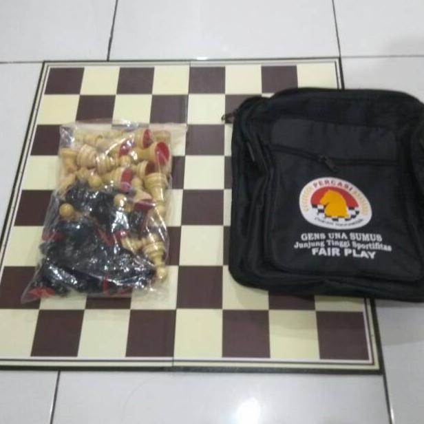 Catur PERCASI / Catur Lipat Percasi Kayu 50cm