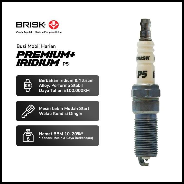 DISKON BUSI FORD ECOSPORT, ESCAPE 2.3, FIESTA, FOCUS - BRISK PREMIUM+ IRIDIUM 