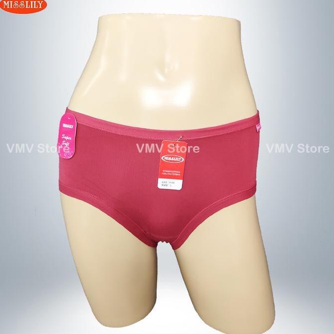 Celana Dalam Wanita Misslily 1888 Supersoft CD Polos Perempuan M L XL XXL XXXL Extra Lembut Nyaman C