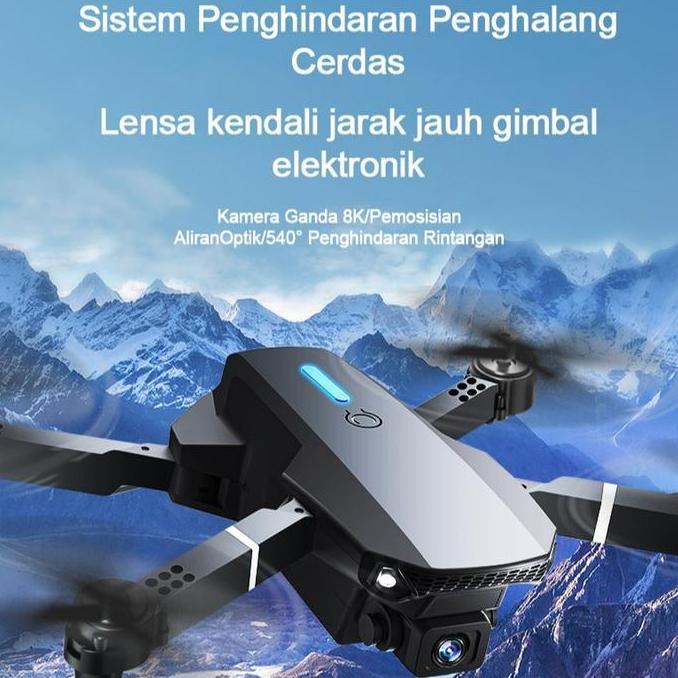 Sale Drone E88 Pro, Drone Fotografi Udara Kamera Ganda Hd, Mainan Drone Terbang Quadcopter Yang Stab