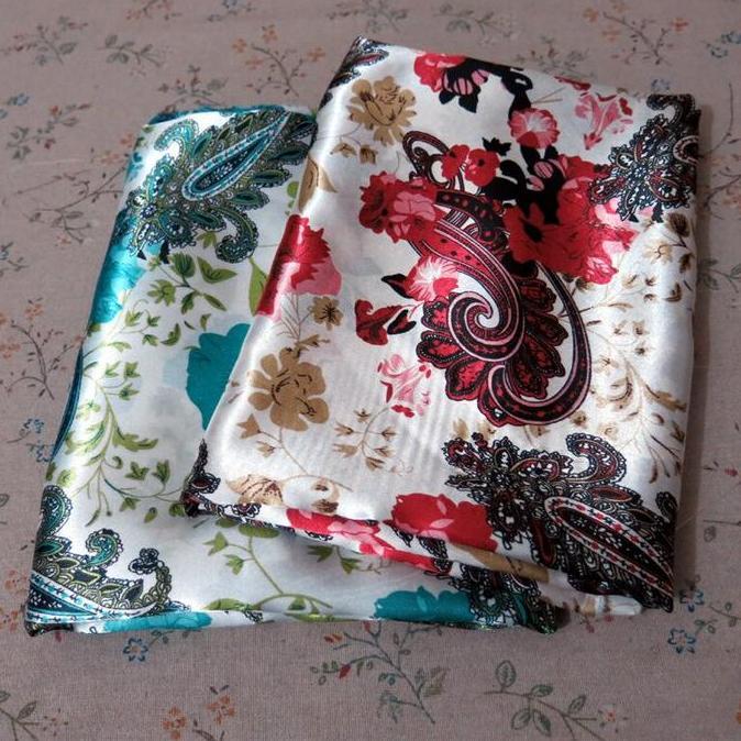 Print Kain Satin / Poliester / Cetak Umbul Umbul Bendera