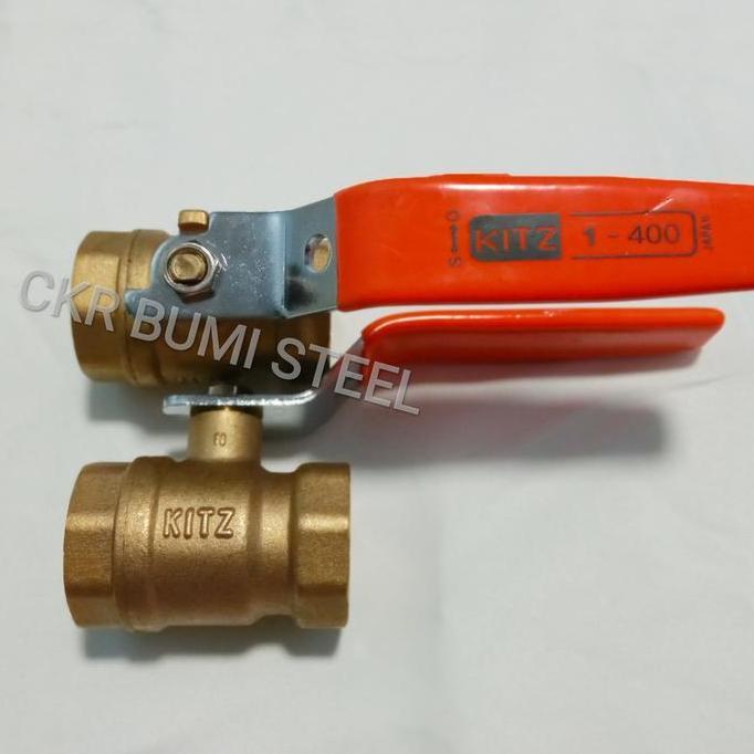 Airpro- Ball Valve 1" Inch Kuningan / Stop Kran 1" Inch Kuningan