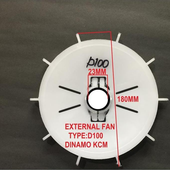Powerx- D100 - Kipas Dinamo - Kipas Motor - Kipas Pendingin - External Fan