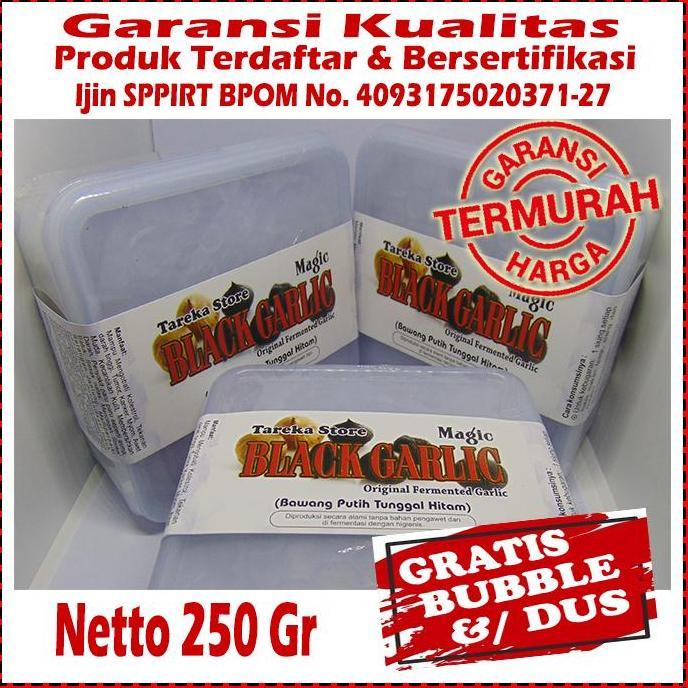 BAWANG PUTIH HITAM TUNGGAL - BAWANG HITAM LANANG -BLACK GARLIC