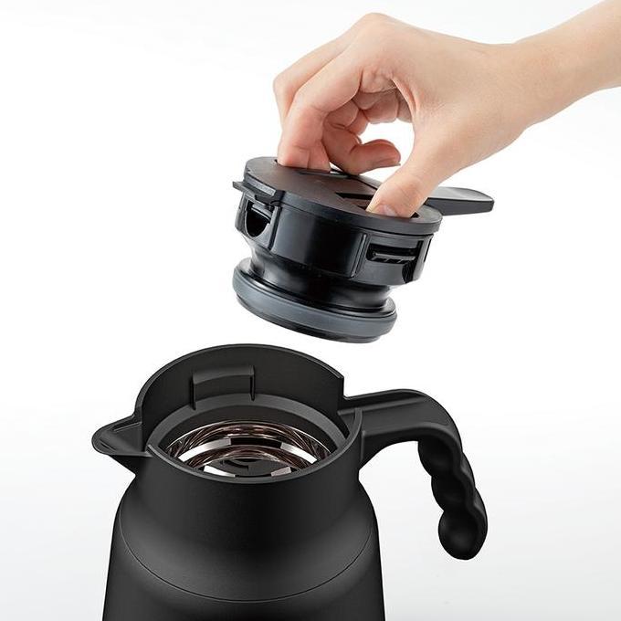 Hario V60 Insulated Stainless Steel Server Plus 800 Black Vhsn-80-B