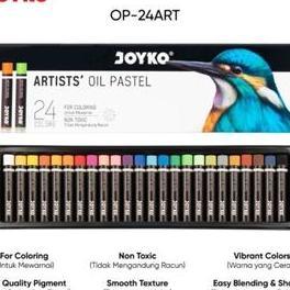 Joyko Artist Oil Pastel Op24Art Crayon 24 Warna
