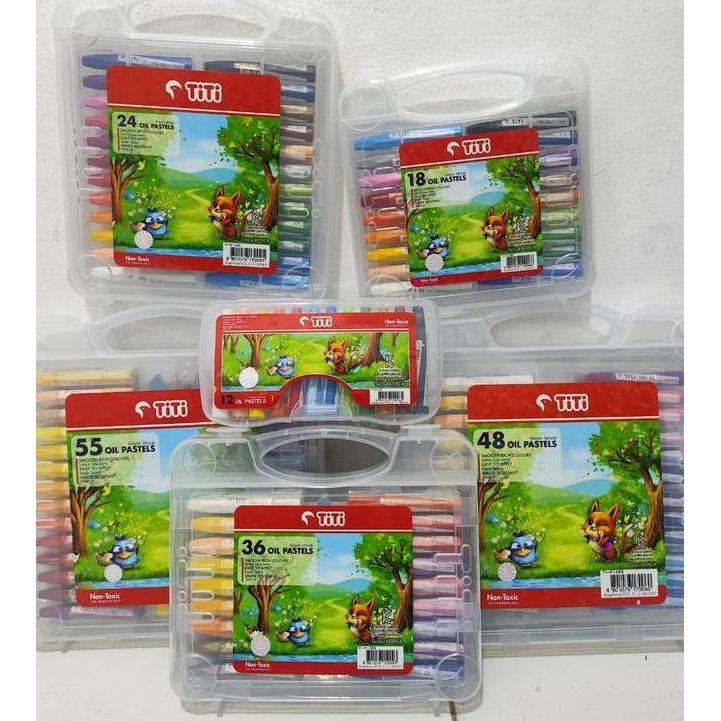 Titi Oil Pastel 121824364855 Warna Crayon Titi Oil Pastel
