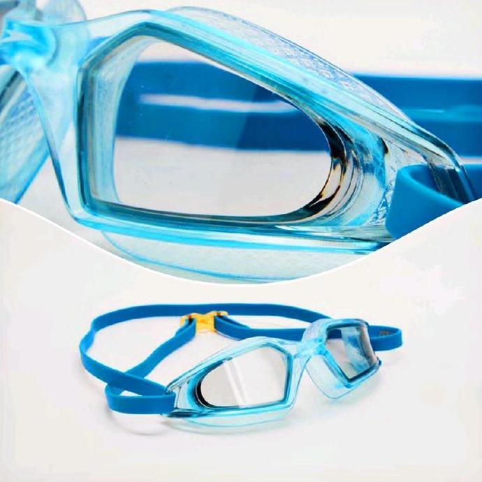 Speedo Kacamata Renang Anak Hydropulse Junior - Biru/Biru, Anti-Kabut & Perlindungan UV, Tali Siliko