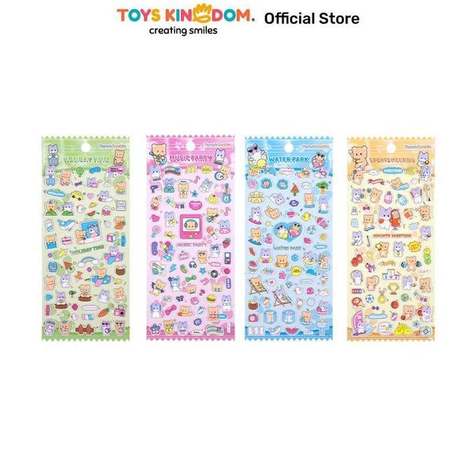 KIDDY FUN STIKER CUTE BEAR CAT RANDOM