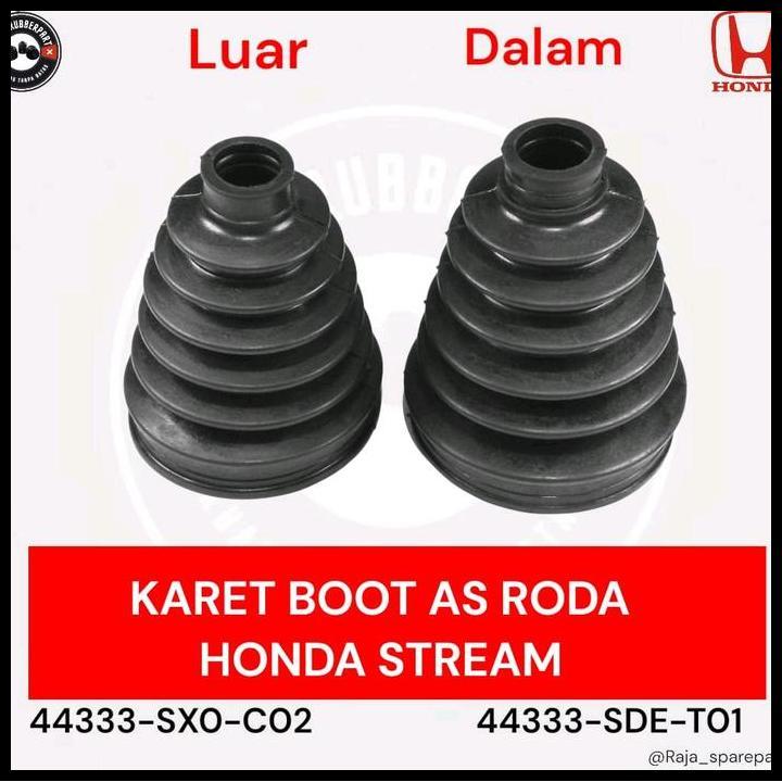TERLARIS KARET BOIT AS RODA CV JOINT HONDA STREAM