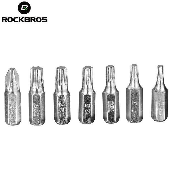 Murah Rockbros Alat Kunci Set Sepeda GJ8002 Bike Repair Tool Kit Multifungsi 16 in 1 Hex Spoke Wrenc