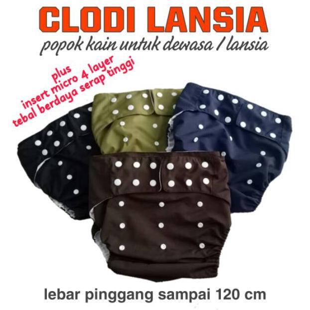 CLODI LANSIA / CLODI DEWASA / POPOK LANSIA / POPOK DEWASA