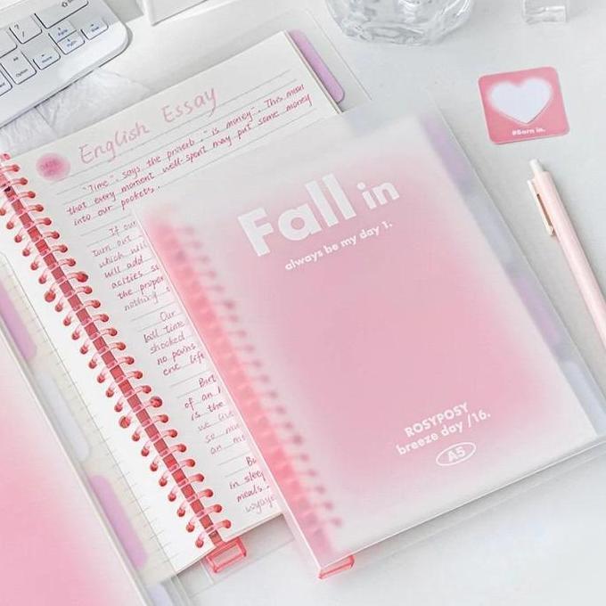 GKJ_MENOR - BINDER B5 A5 NOTEBOOK AESTHETIC BUKU TULIS SEKOLAH BINDER UNTUK KULIAH LUCU BUKU DIARY K