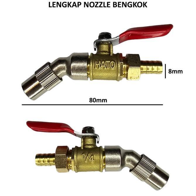 Clapix- Valve Stop Setop Kran Keran Tembakan Valve Steam Setim Stim Gun Jet High Pressure Cleaner Se