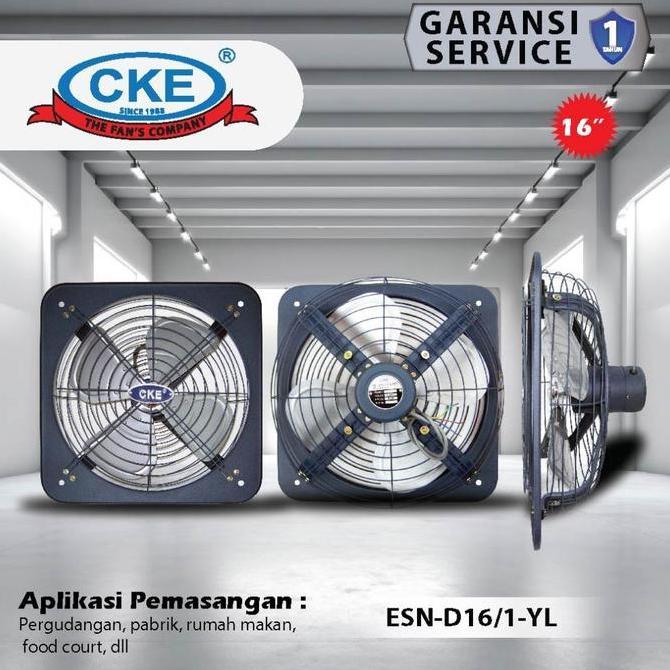 Coolwe- Exhaust Fan Cke Standard Dbn 16 Inch Fan Rumah Toilet Exhaust