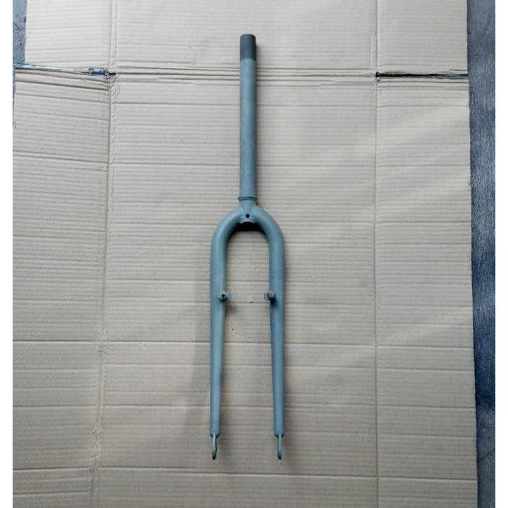 FORK RIGID MTB 26 INCH OVERSIZE DRAT OS STEEL V-BRAKE ONLY MENTAHAN ORIGINAL DAN TERPERCAYA