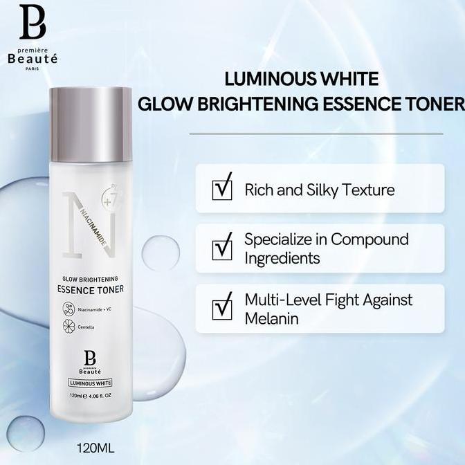 Bytoi- Premiere Beaute Whitening Paket Niacinamide Skincare 6Pcs Set Wajah Moisturizing