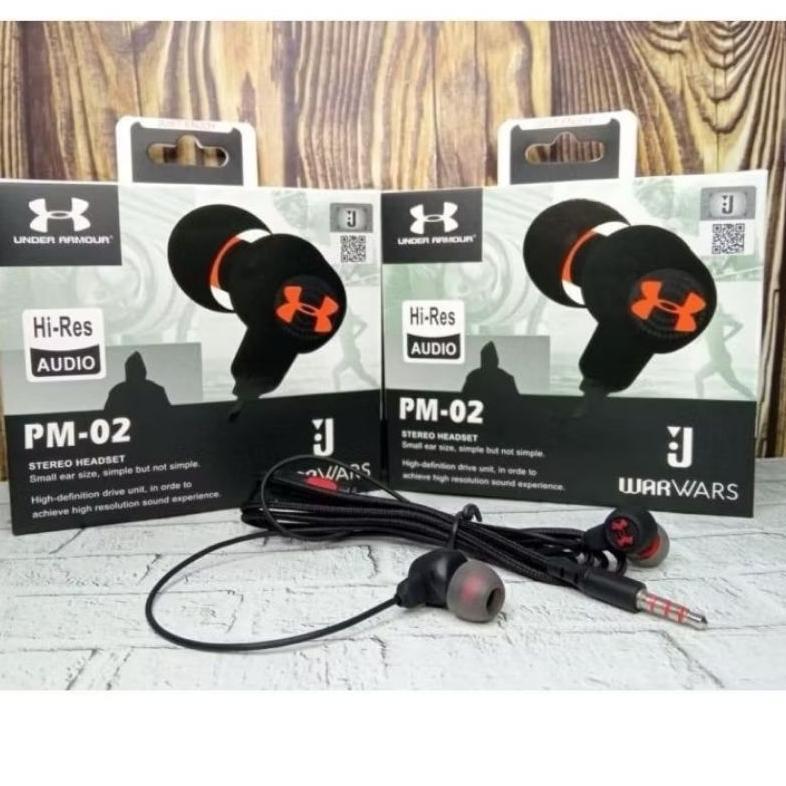 PROMO <PROMO> JBL PM-02 ORI HEADSET HI-RES AUDIO STEREO SUPER BASS ADA MIC BISA BUAT TELP EARPHONE H