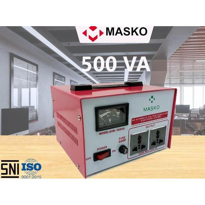 STABILISER STABILIZER STAVOLT AVR 500W ELECTRONIC MASKO