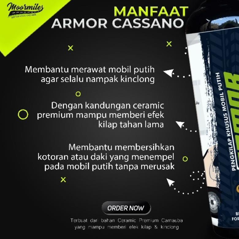 Moormiles - Armor Cassano | Pengkilap Mobil Putih I Spesialis Warna Putih