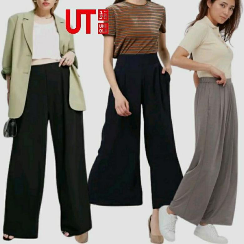 sale Uniqlo GU Woman Gaucho Cullotes Pants / Celana Kulot Wanita Uniqlo (XS-XXL)
