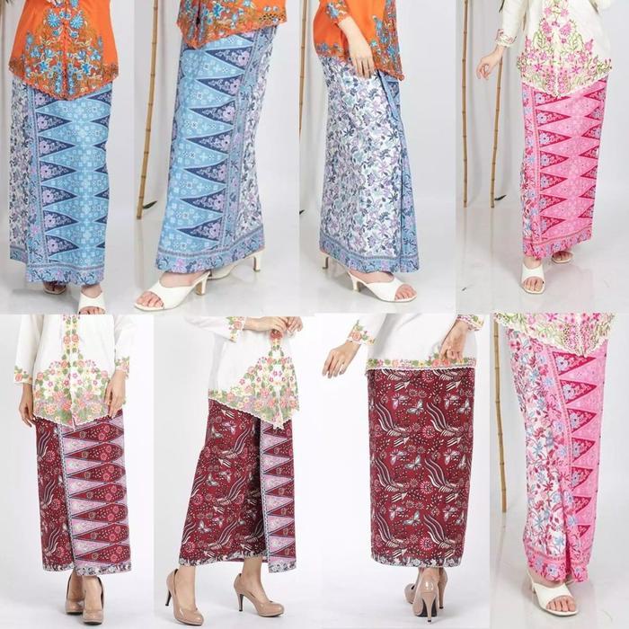 Rok Batik Tumpal Sogan/Rok Tumpal Sogan Betawi Bawahan Kebaya Modern