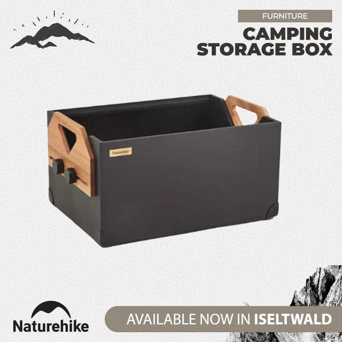 NEW Naturehike Box Penyimpanan Serbaguna NH21SNX07 Solid Wood Storage Box