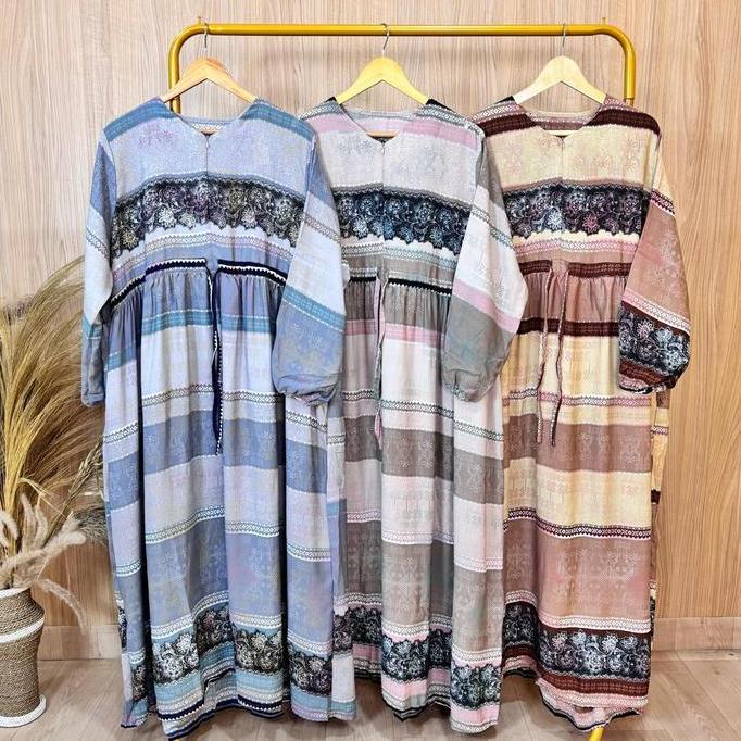 Sale Gamis Jumbo Ld 140 Cm Motif Abstrak Kekinian