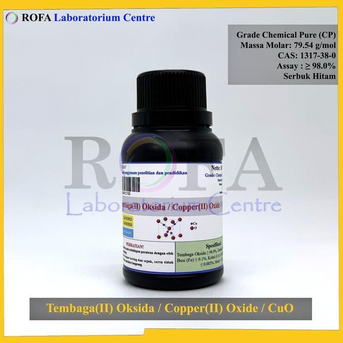 NEW Tembaga(II) Oksida / Copper(II) Oxide / Kupri Oksida / CuO CP 100 Gram