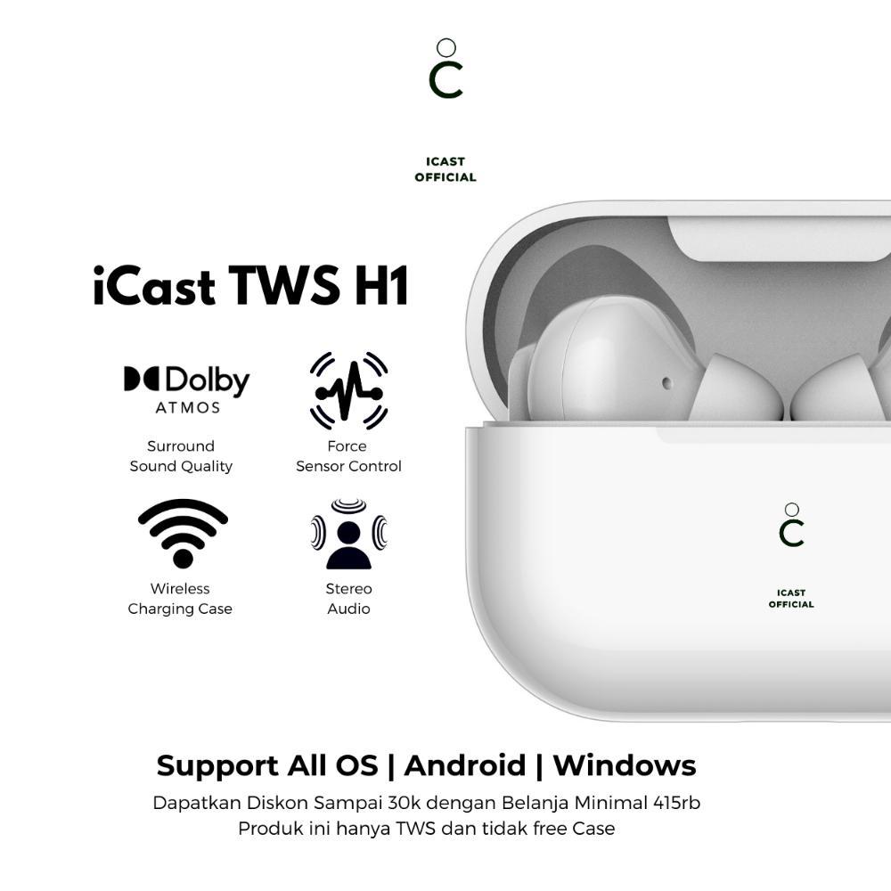 Hot Sale Icast Tws Pro H1 Edition Final Upgrade Wireless Charging [Pop Up + Serial Detected] By Icas