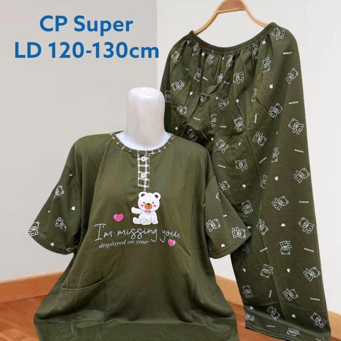 Saless Baju Tidur Cp Super Jumbo Babydoll Wanita Cp Oversize Bahan Kaos Ld 130Cm Gambar Bordir Dan S