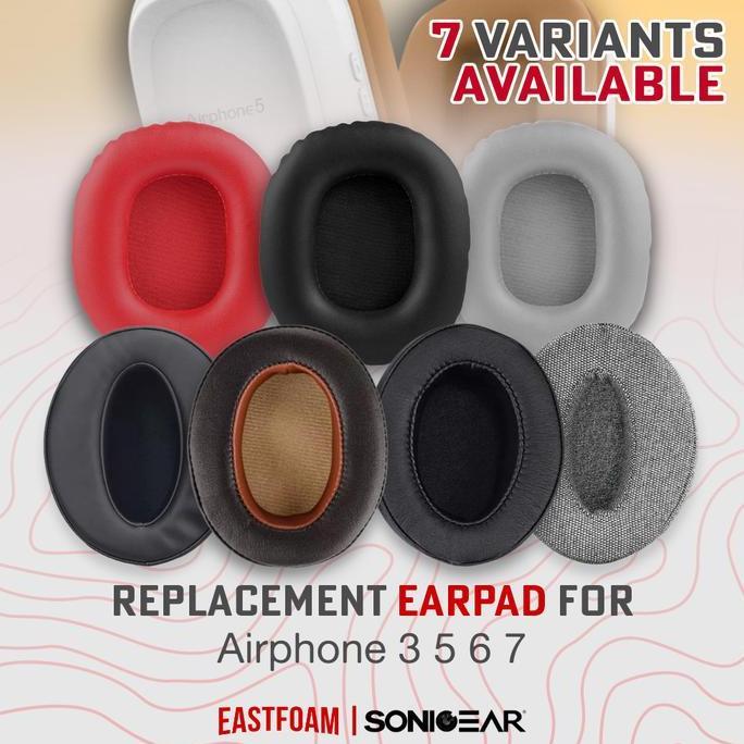 DB10 - Earpad Earcup Sonicgear Airphone 3 5 6 7 Foam Premium Busa Ear Cushion