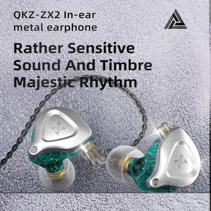 DB293 >> QKZ ZX2 1DD Dynamic In-ear Earphone HIFI Bass WITH MIC