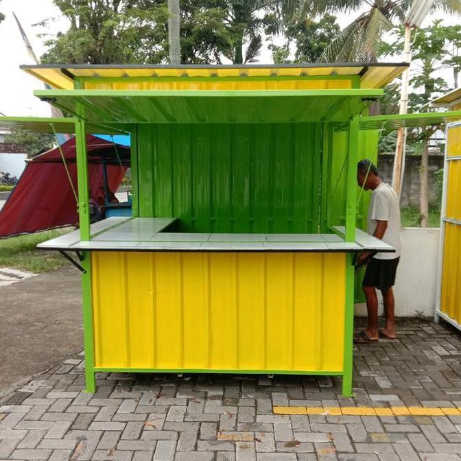 Terlaris Both Kontainer Gerobak Jualan Warung Portables