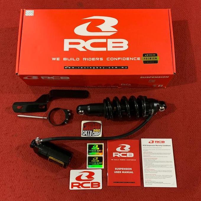 TERMURAH - Shockbreaker RCB DB-2 DB2 Line Premium Black Ninja 150 RR 150RR KRR