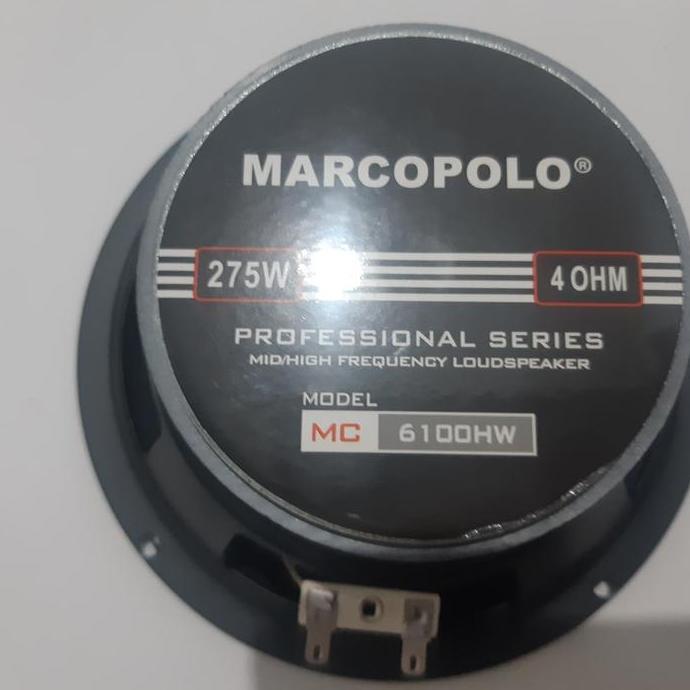 DR308 >> SPEAKER 6 INCH FULLRANGE MARCOPOLO 275 WATT ORIGINAL ASLI