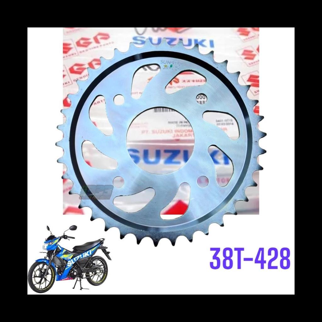 gir gear belakang satria fu 150 fi injeksi 38T - 428 berklualitas original